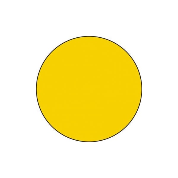 Accuform ULTRACLING COLOR MARKING DOTS 2 in PBL302YL PBL302YL - main